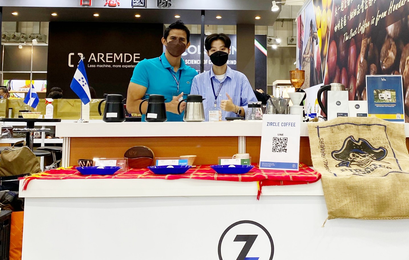 Café hondureño Zircle Coffee, participó en feria internacional en Taiwán