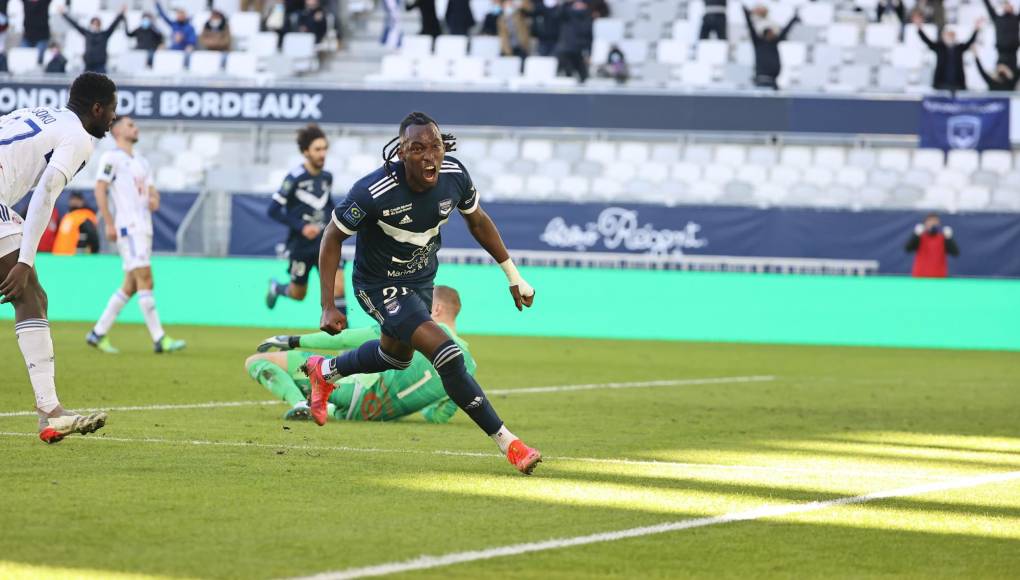 Asistencia y octavo gol de Elis con el Girondins de Burdeos