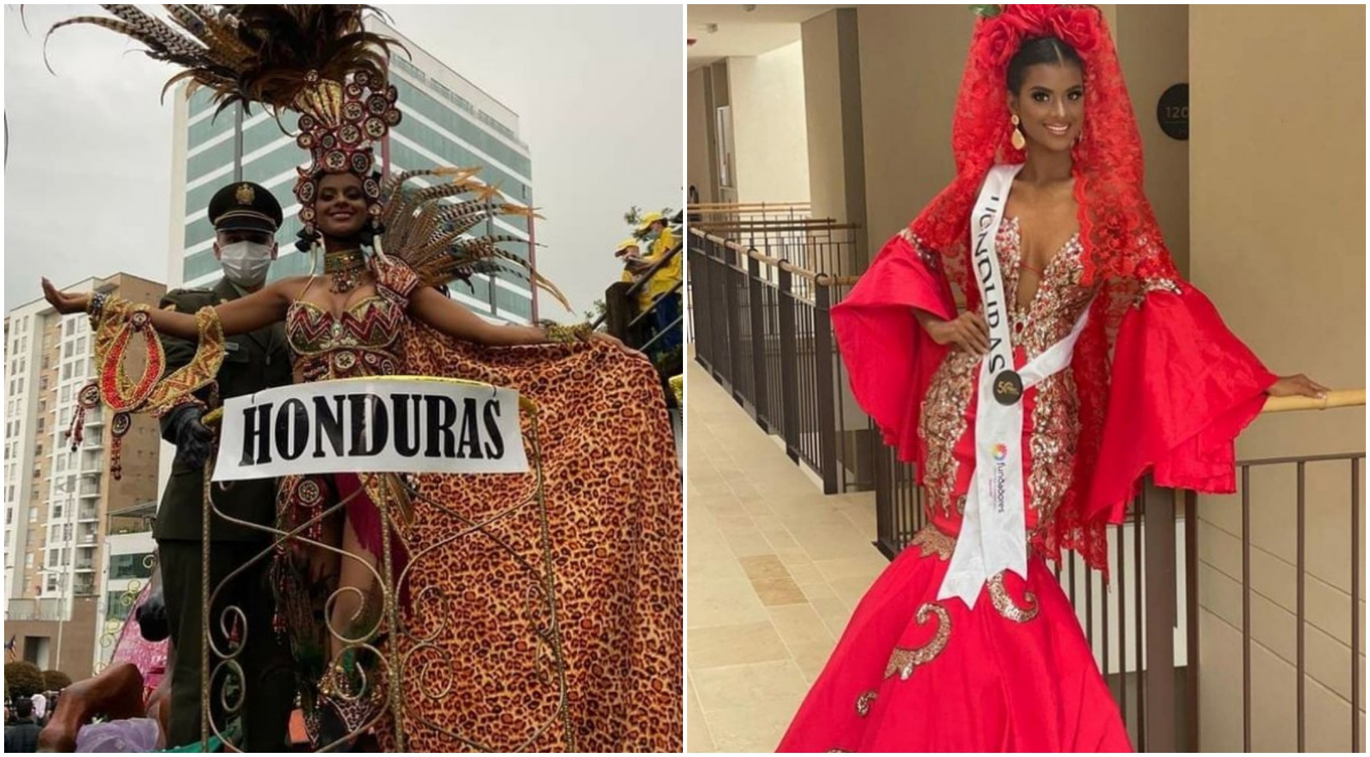 Dayana Bordas se luce en desfiles del certamen de belleza en Colombia