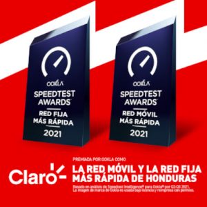 Ookla reconoce a Claro Honduras como la Red Fija y la Red Móvil más ...