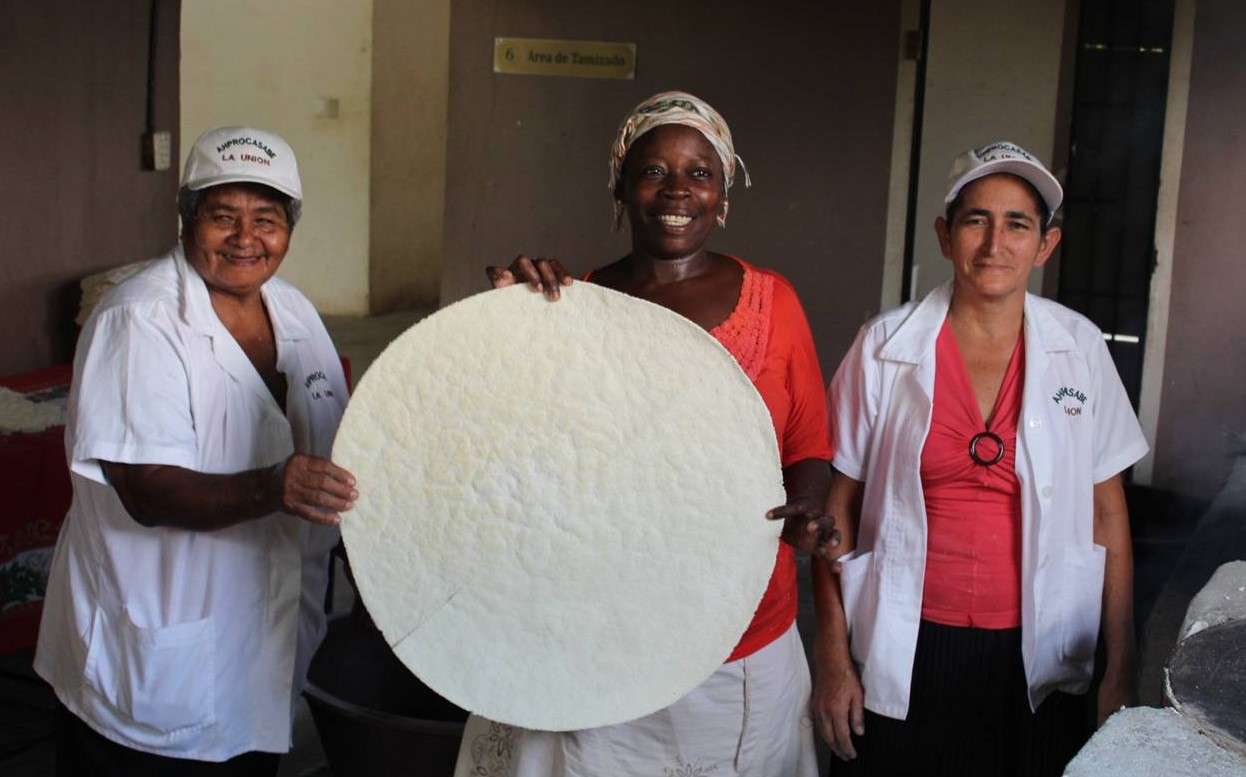 Tour del casabe en la comunidad de la Unión, La Ceiba