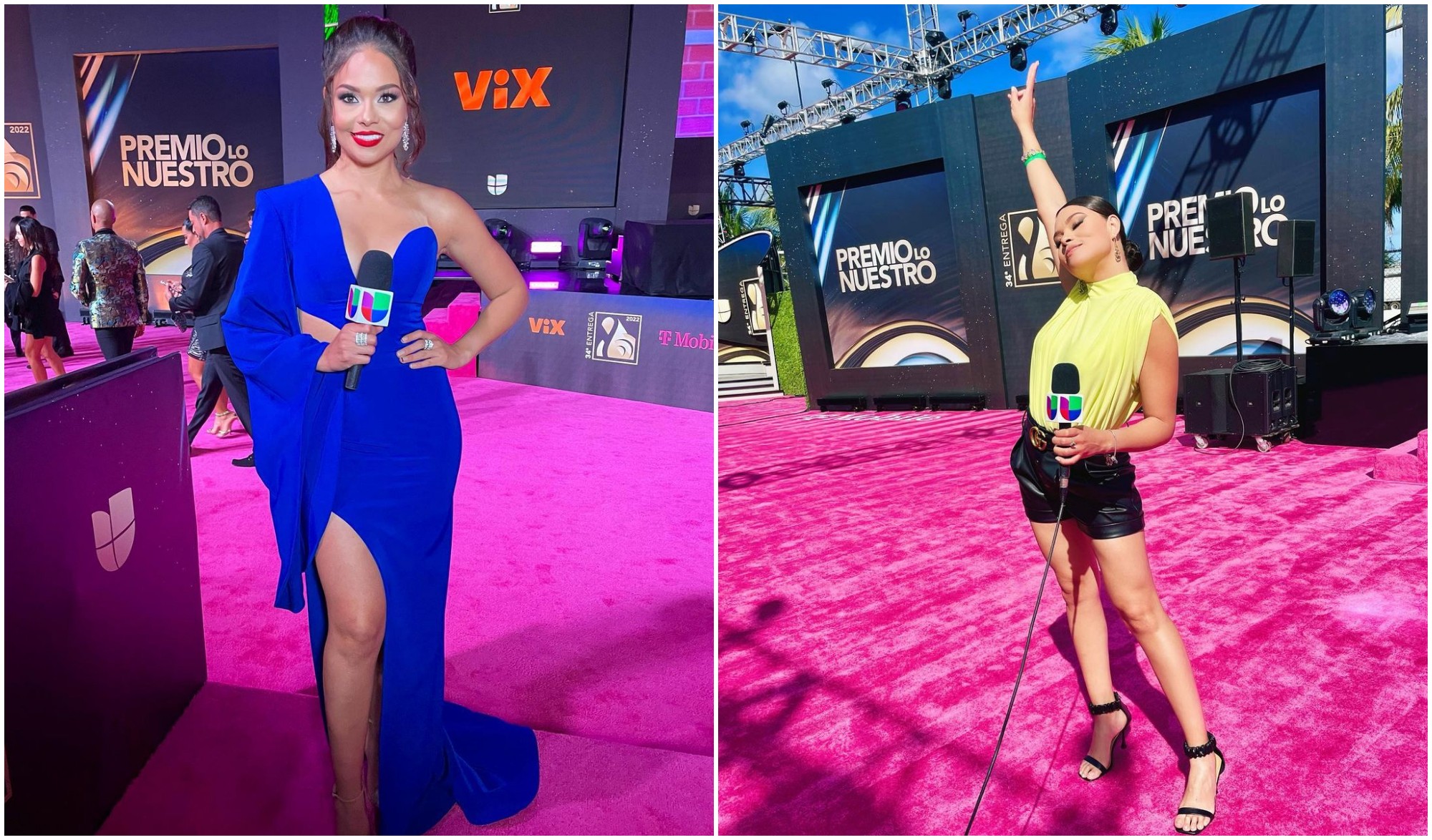 Hondureña Sirey Morán brilla en la cobertura de Premios lo Nuestro