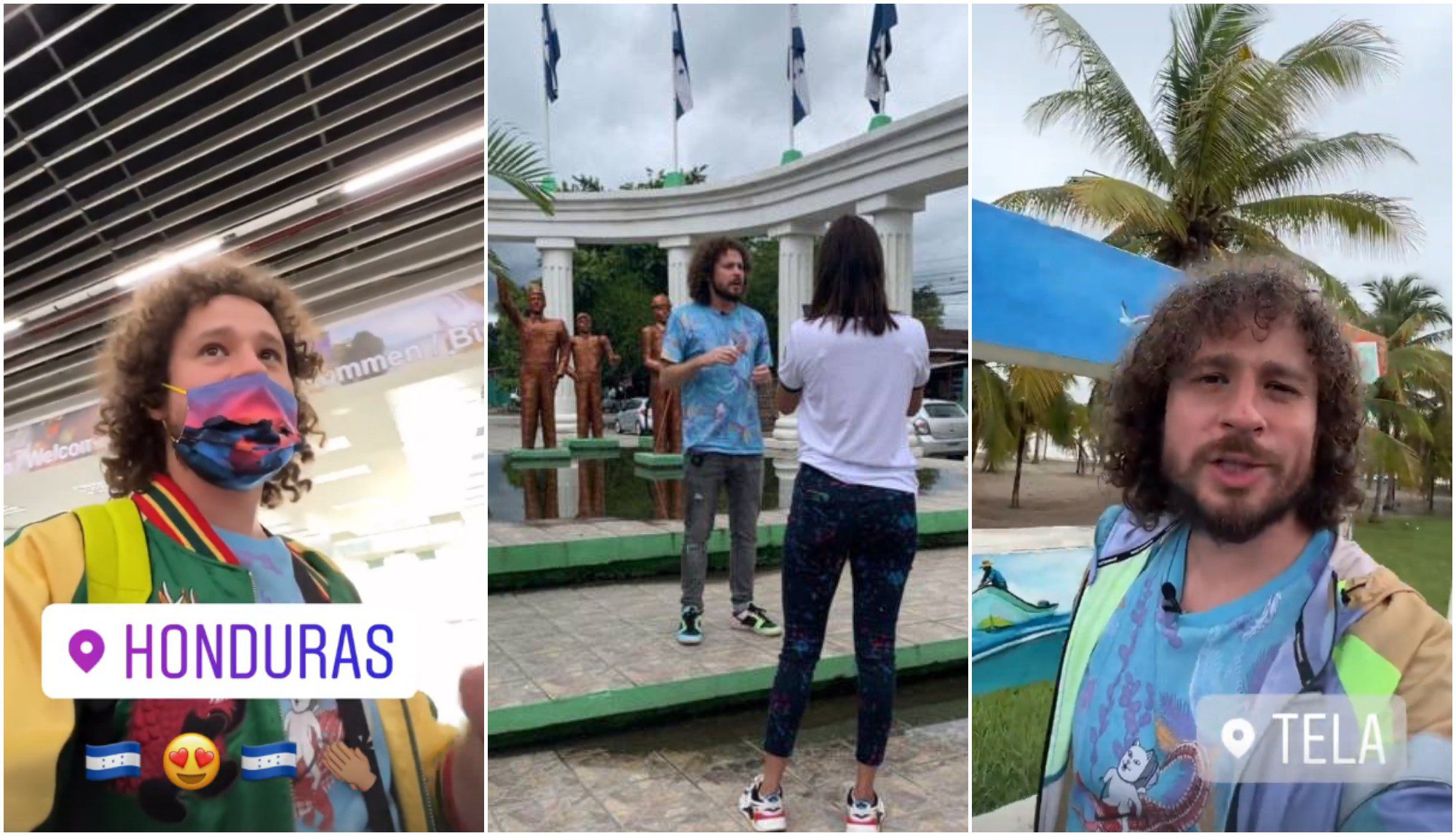 El youtuber mexicano Luisito Comunica está de visita en Honduras