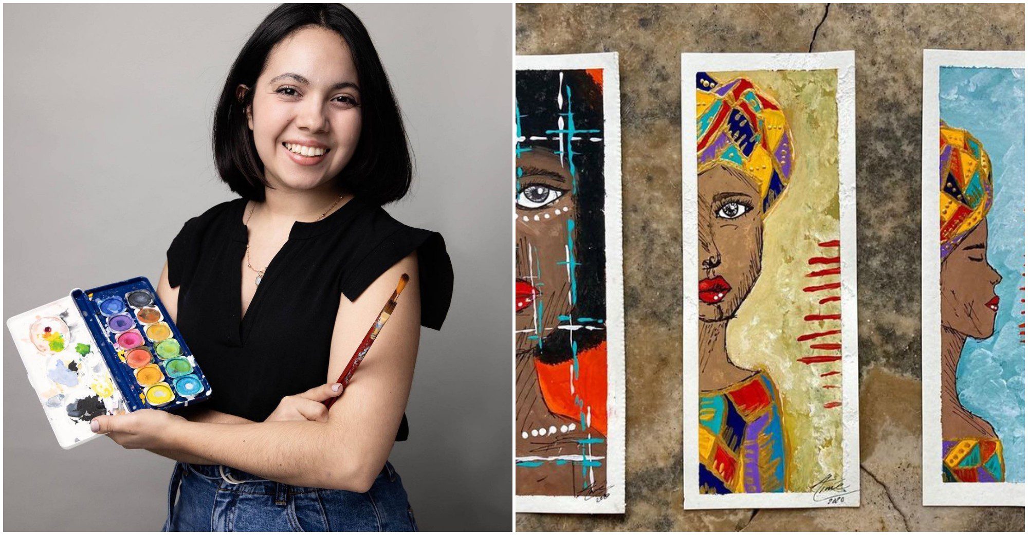 Artista hondureña Nataly Núñez expondrá su arte en San Pedro Sula