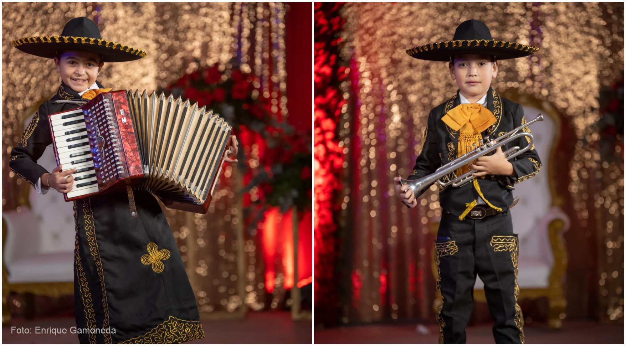 Niños mariachis destacan en Santa Rosa de Copán