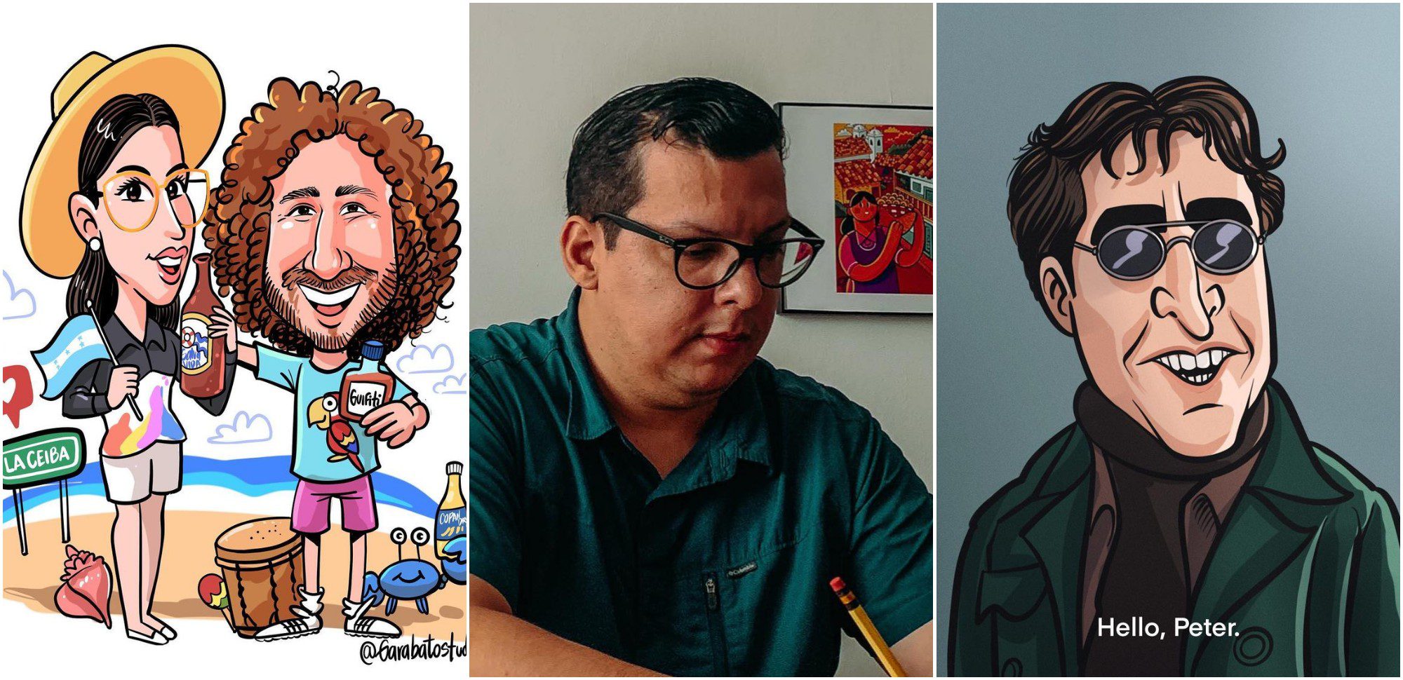 Hondureño «Garabatos» dará un taller gratuito de caricatura