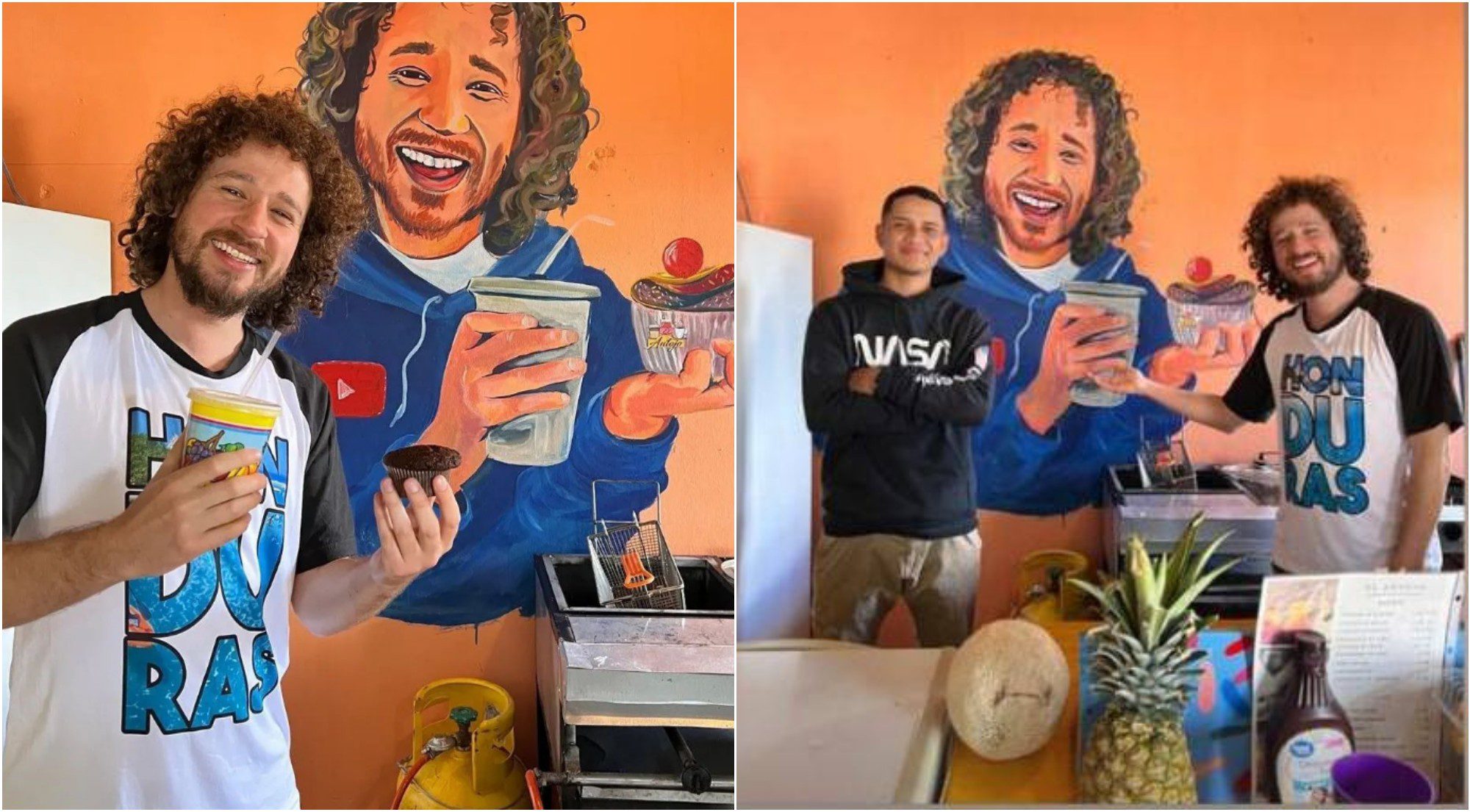 Bayron Espino, el hondureño detrás del mural de Luisito Comunica