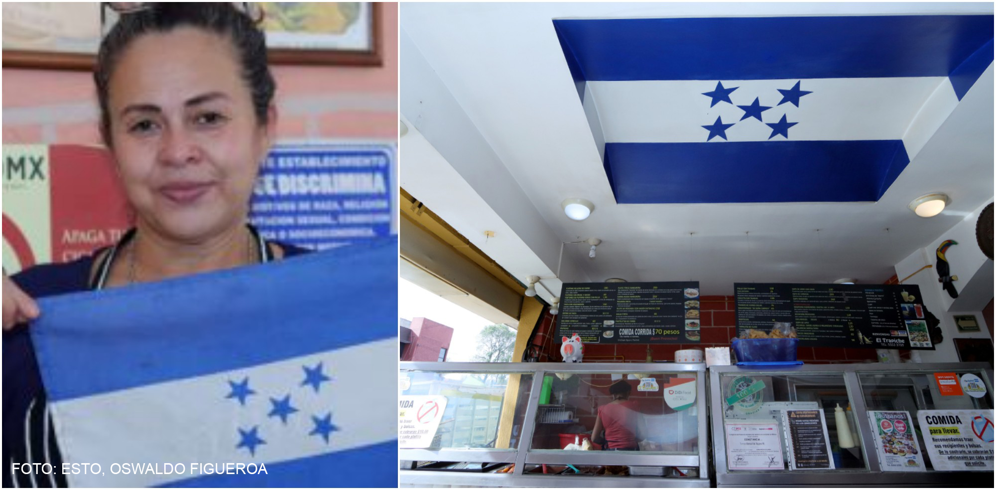 Hondureña triunfa con su restaurante de comida catracha en México