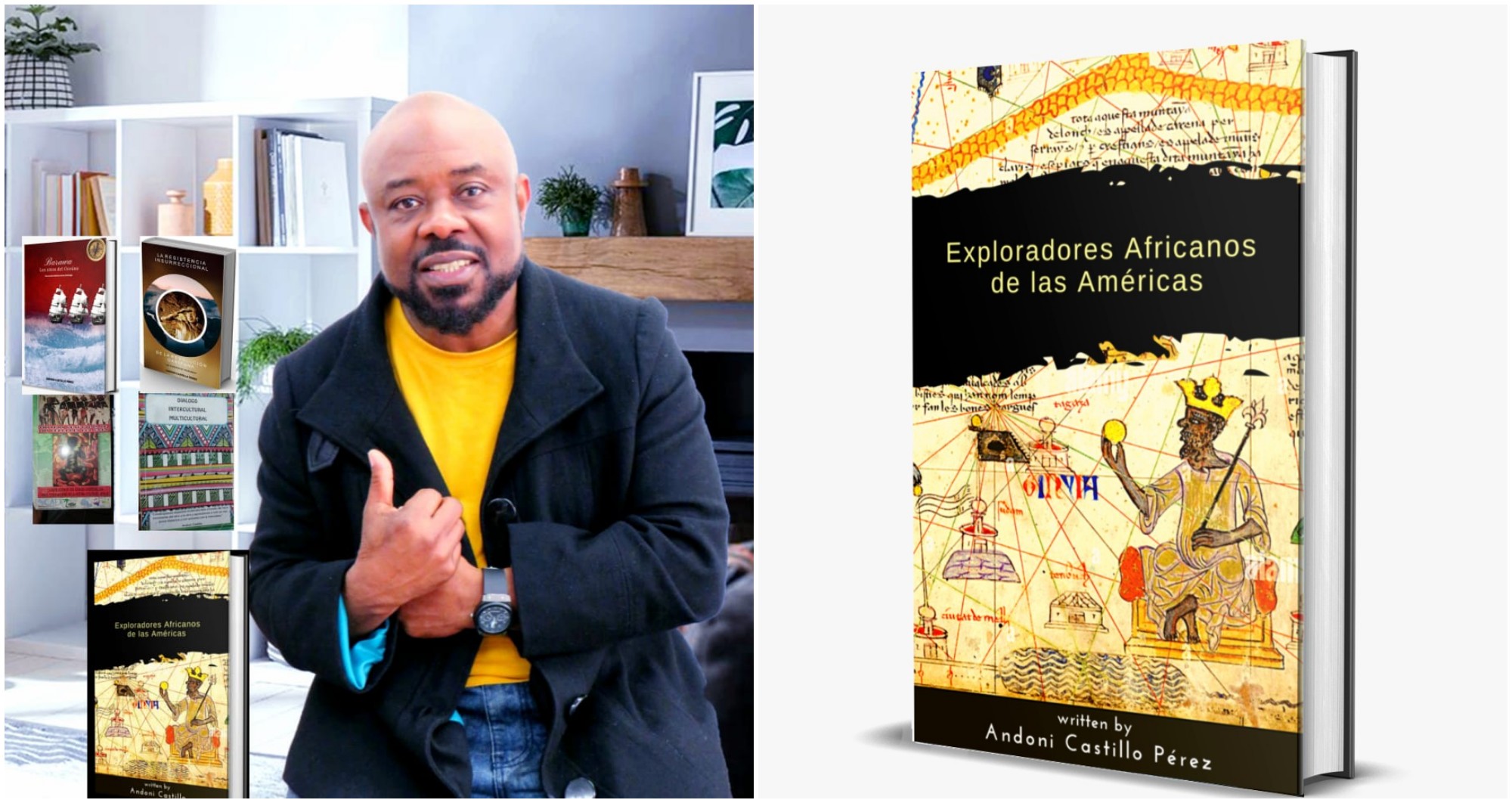 Hondureño Andoni Castillo publica su sexto libro y es un éxito