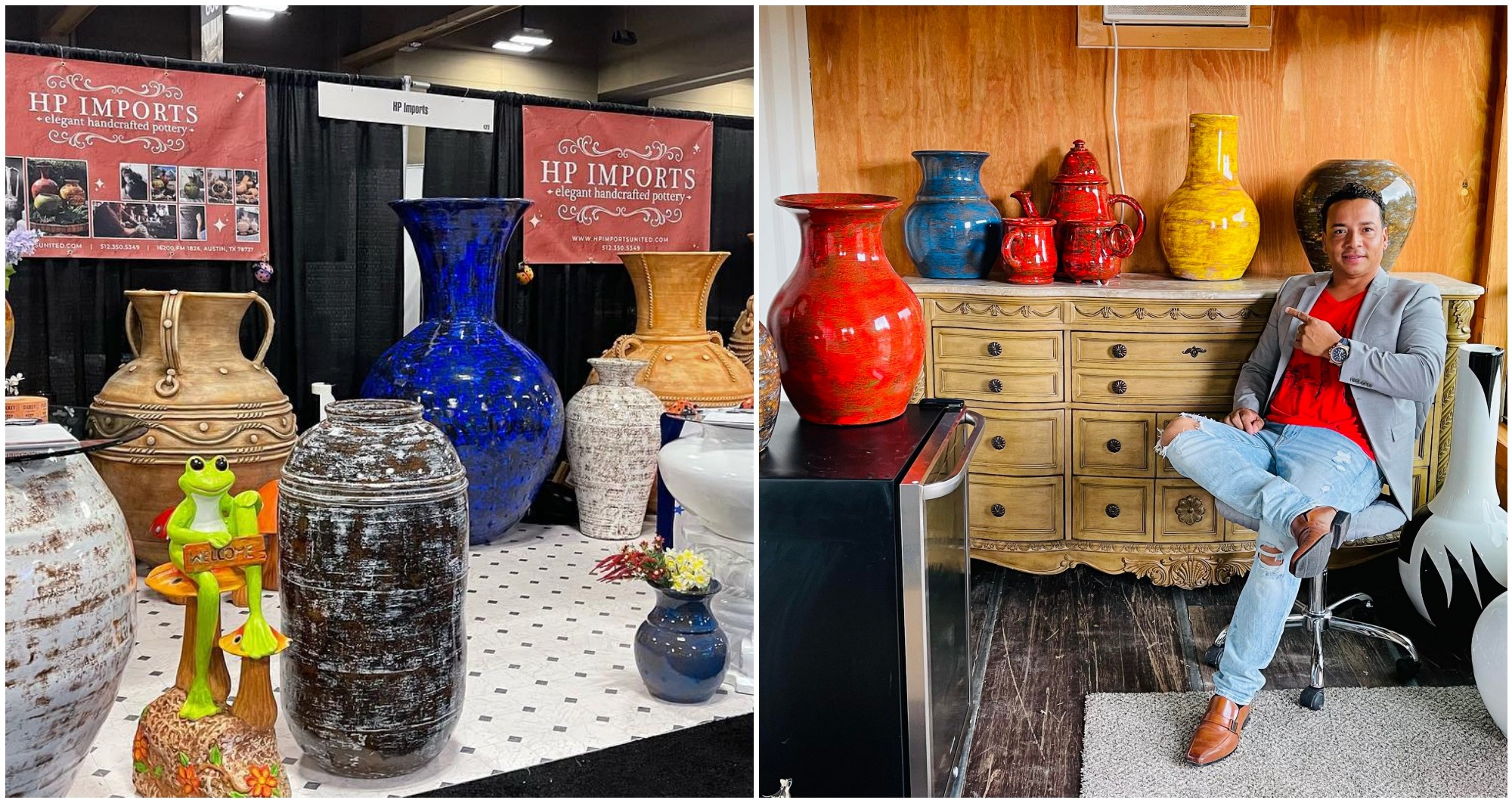 Hondureño expone sus artesanías en el Austin Home and Garden Show