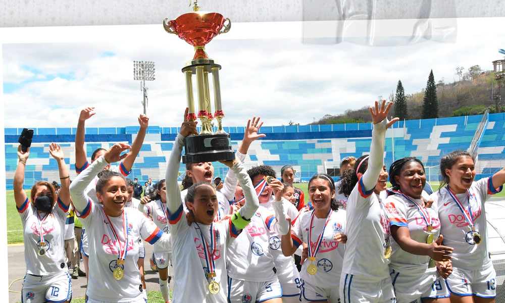 Olimpia se corona pentacampeón de la Liga Femenina de Tegucigalpa
