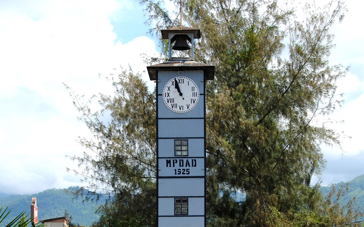 El Reloj del Parque Ramón Rosa en El Progreso