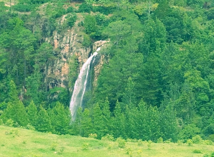 La increíble Cascada Gualmance en Intibucá