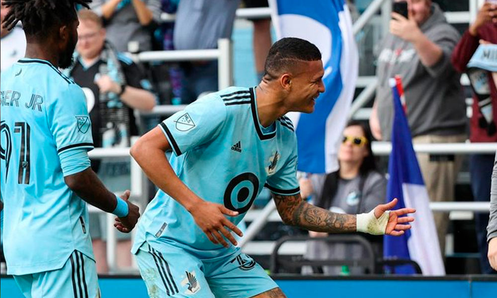 Kervin Arriaga marca su primer gol con el Minnesota United de la MLS