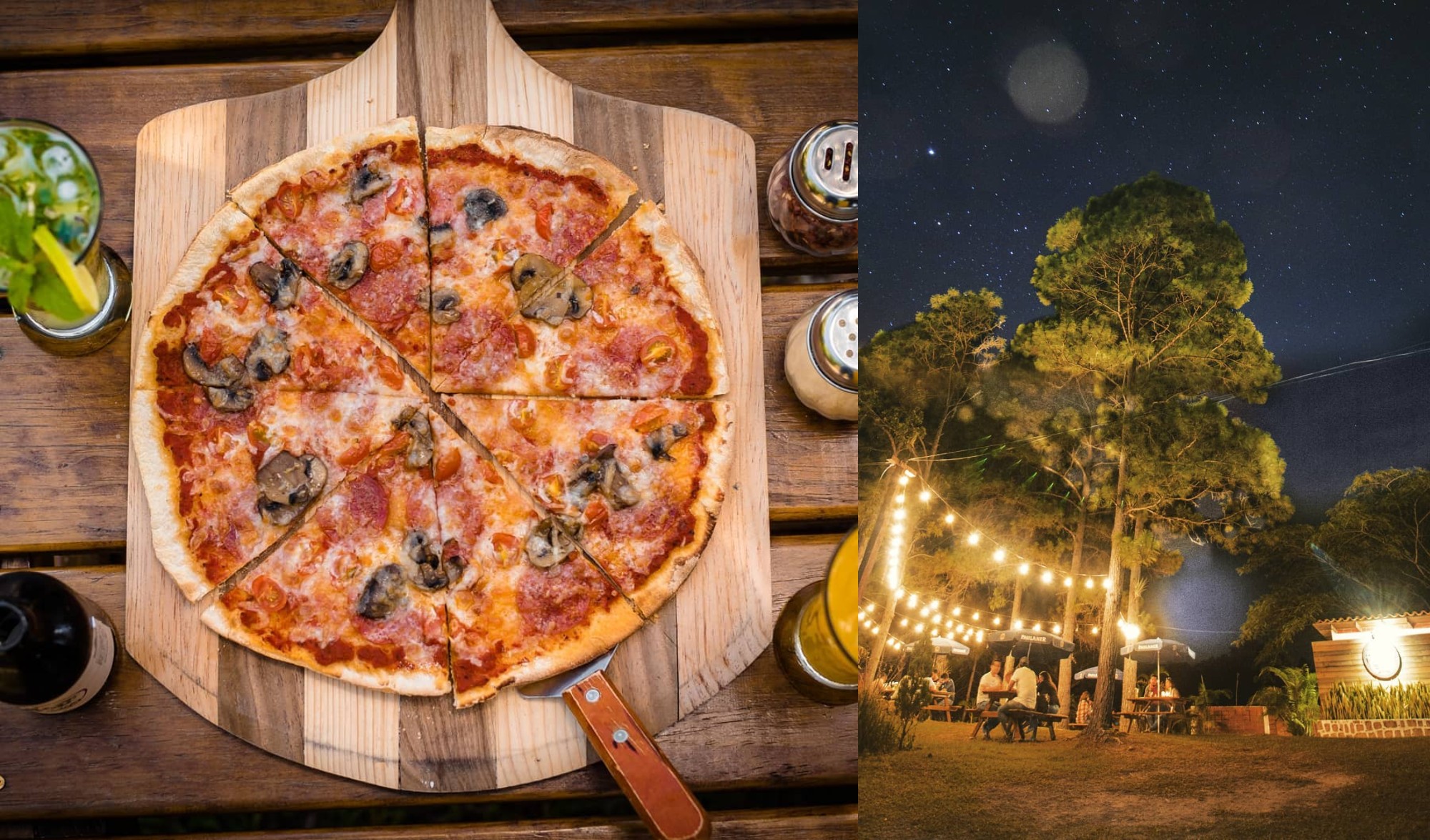 La Bella Época Pizzeria, un lugar encantador rodeado de naturaleza