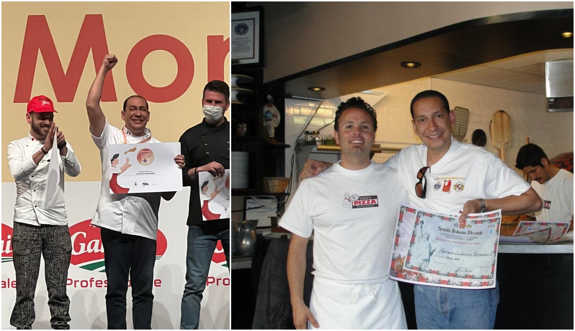 Hondureño entre los mejores cocineros de pizza en concurso de Italia