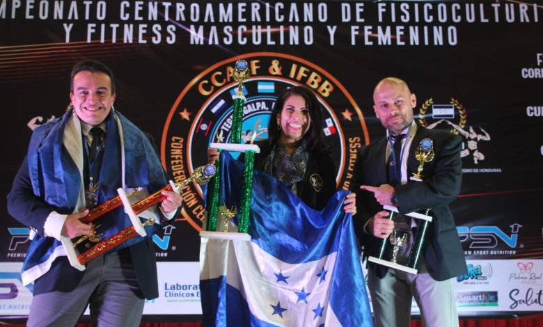 Primer lugar en fisicoculturismo para Honduras en Centroamérica