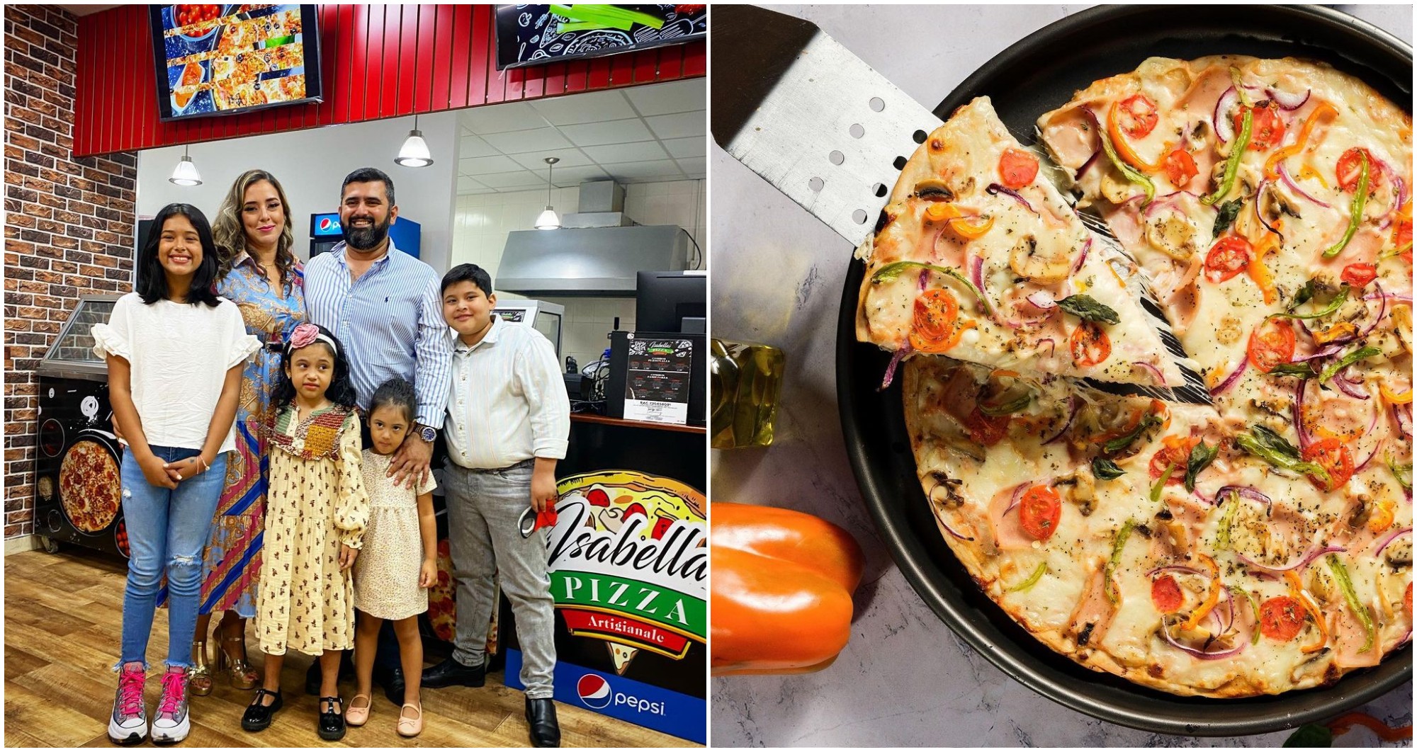 Hondureña cumple su sueño de abrir su propia pizzería