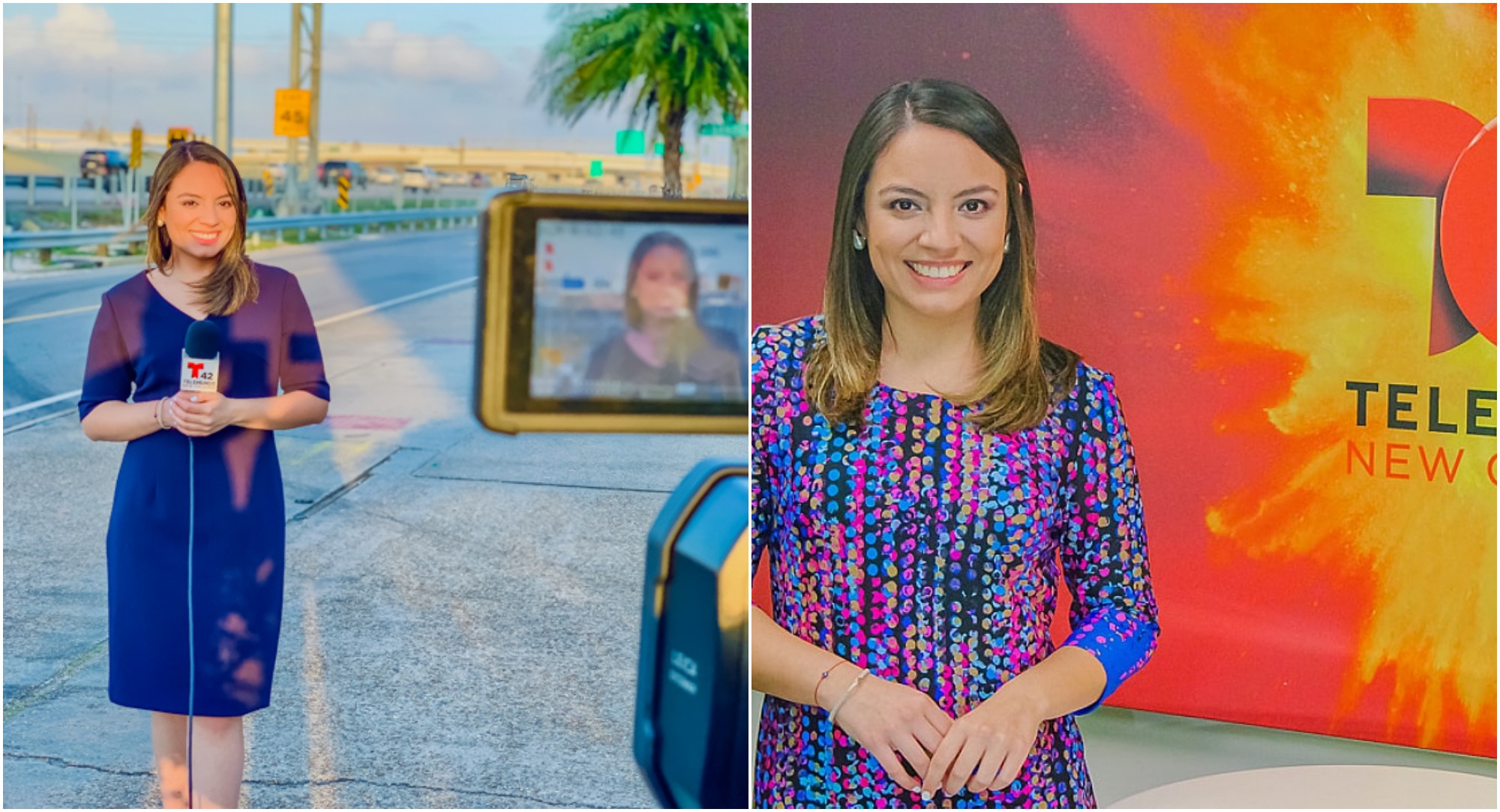 Hondureña Valeria Kawas, destaca en Telemundo New Orleans
