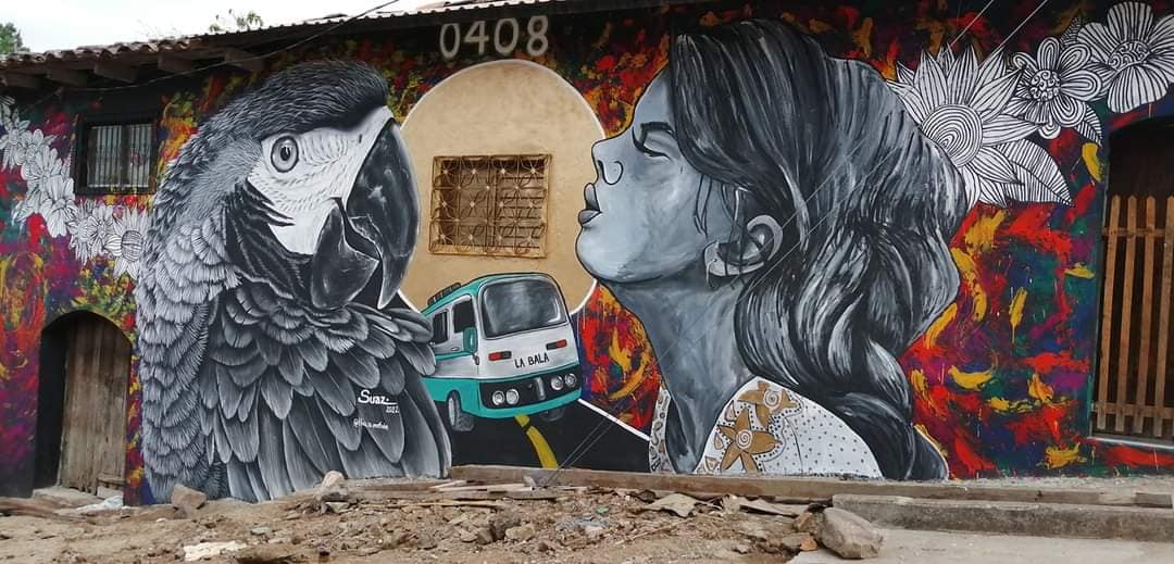 Festival de muralismo terminó con éxito en Dulce Nombre de Copán