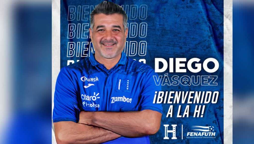 Diego Vásquez es nombrado nuevo entrenador de Honduras