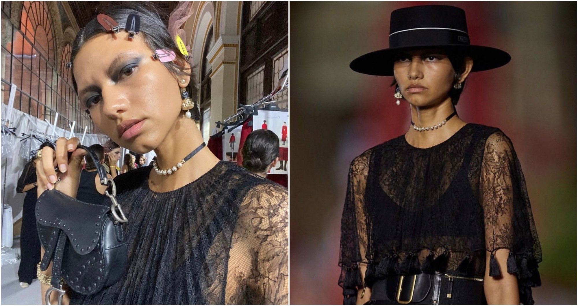 Hondureña Iveth Ventura modeló para la prestigiosa marca Dior