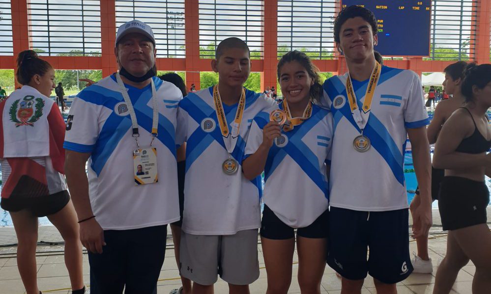 Tres de oro para Honduras en el Panam Aquatics de Trinidad y Tobago