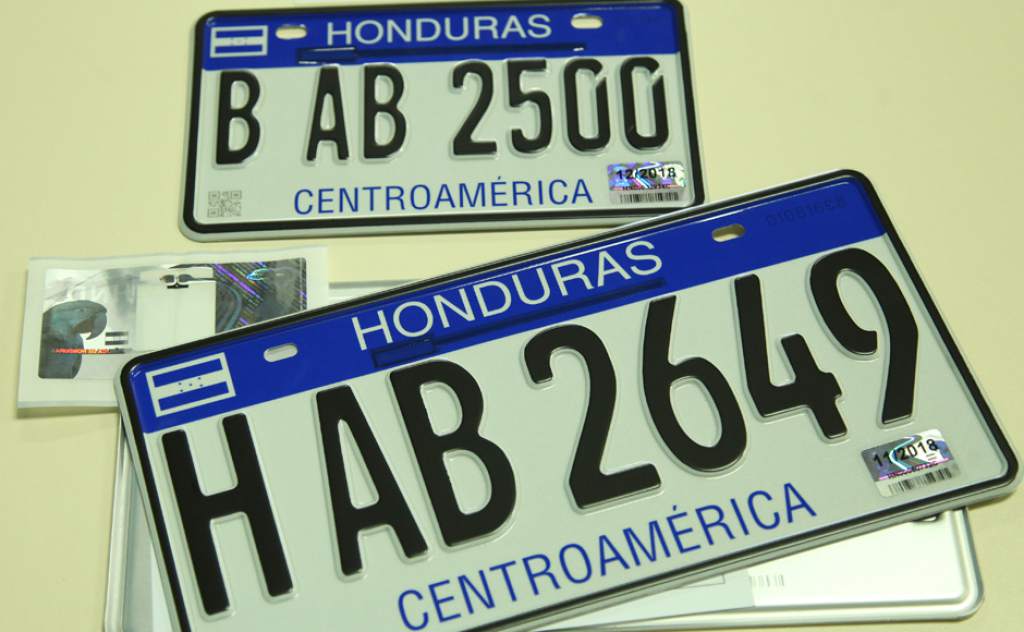 Pasos para reponer las placas vehiculares en Honduras por extravío, robo o deterioro