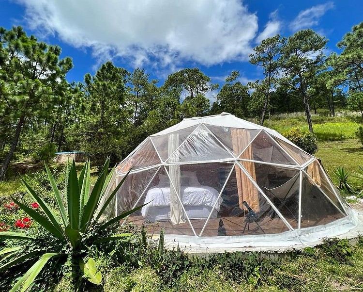 Obsidiana Glamping, una estadía novedosa en Güinope