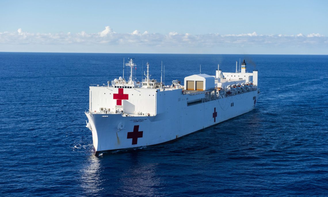 Hospital USNS Comfort de Estados Unidos llegará a Puerto Cortés