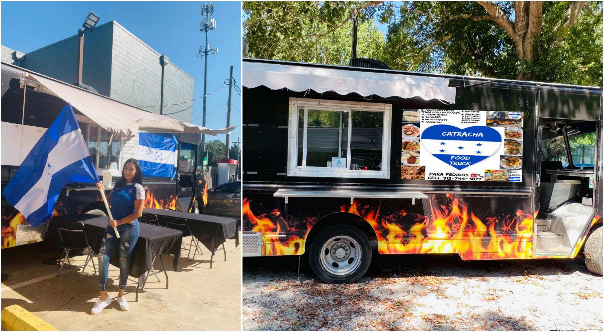 Catracha food truck, el emprendimiento de una hondureña en EE. UU.