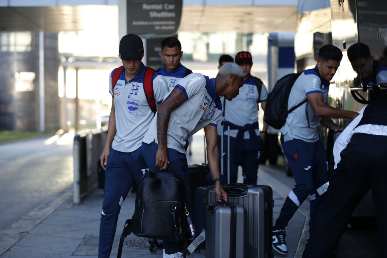 Selección de Honduras en Houston para amistoso ante Guatemala