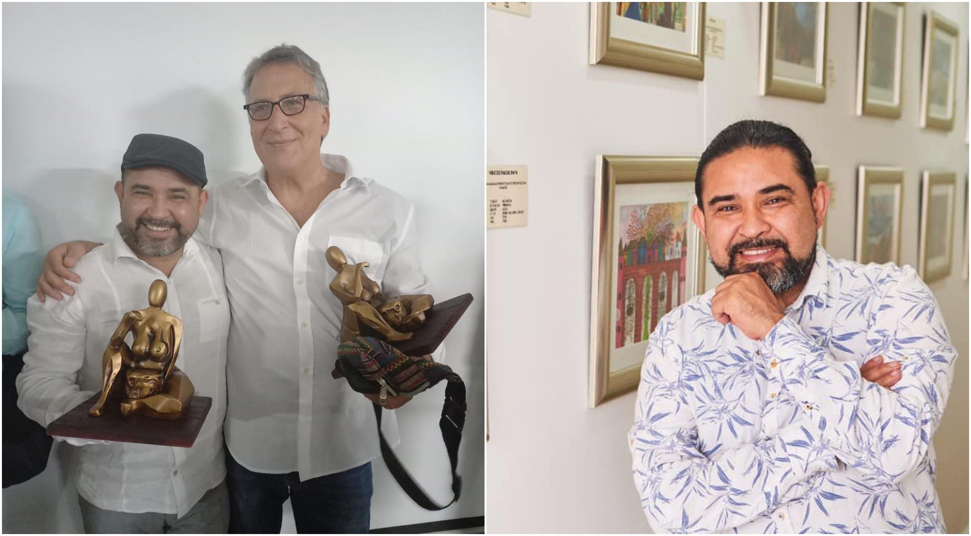 Artista hondureño gana Premio Naif del Bienal de Arte de Colombia