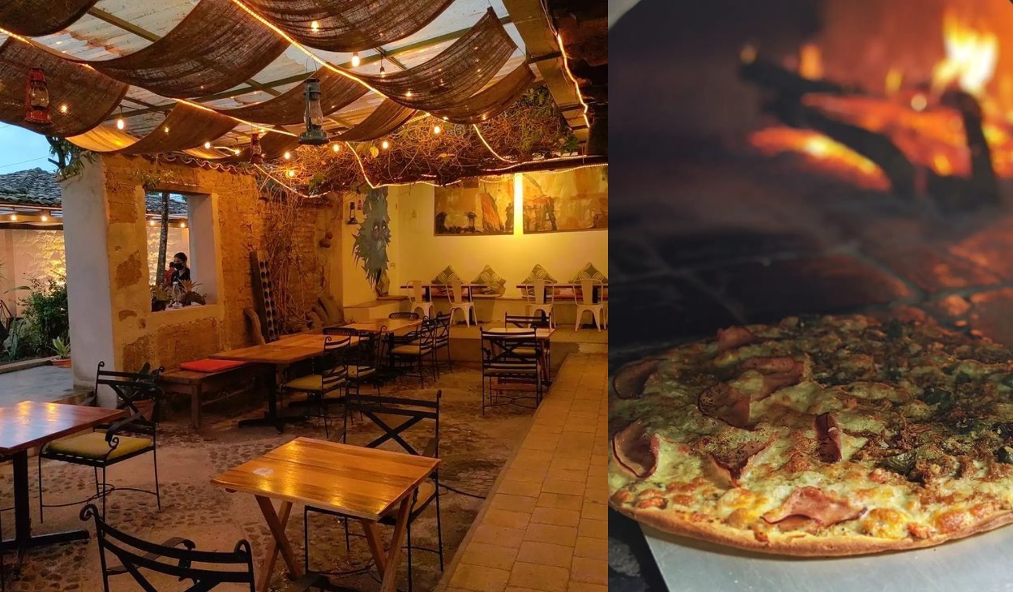 Kandil, un espacio al aire libre para degustar pizza artesanal en Lempira
