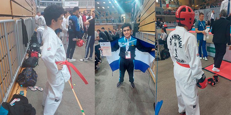 Wilson Herrera, subcampeón Mundial de Taekwondo en Eslovenia