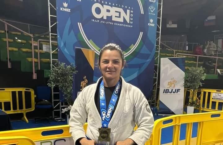 Orquídea Martínez obtiene bronce en el Open de Jiu Jitsu de Roma