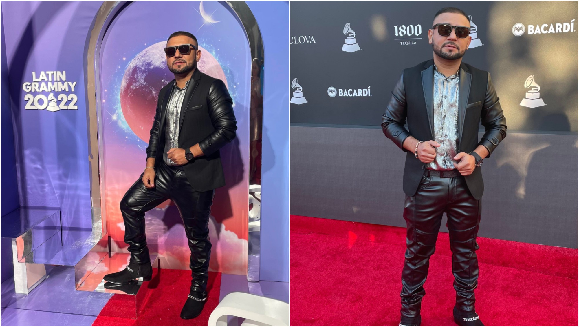 Cantante hondureño Tailo Paz triunfa en la alfombra de los Latin Grammy