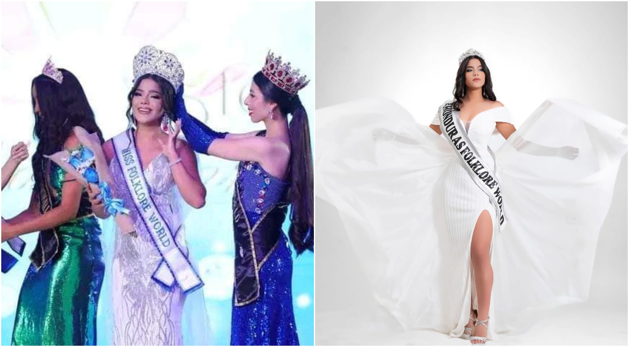 Hondureña gana el título de Miss Folklore World en República Dominicana