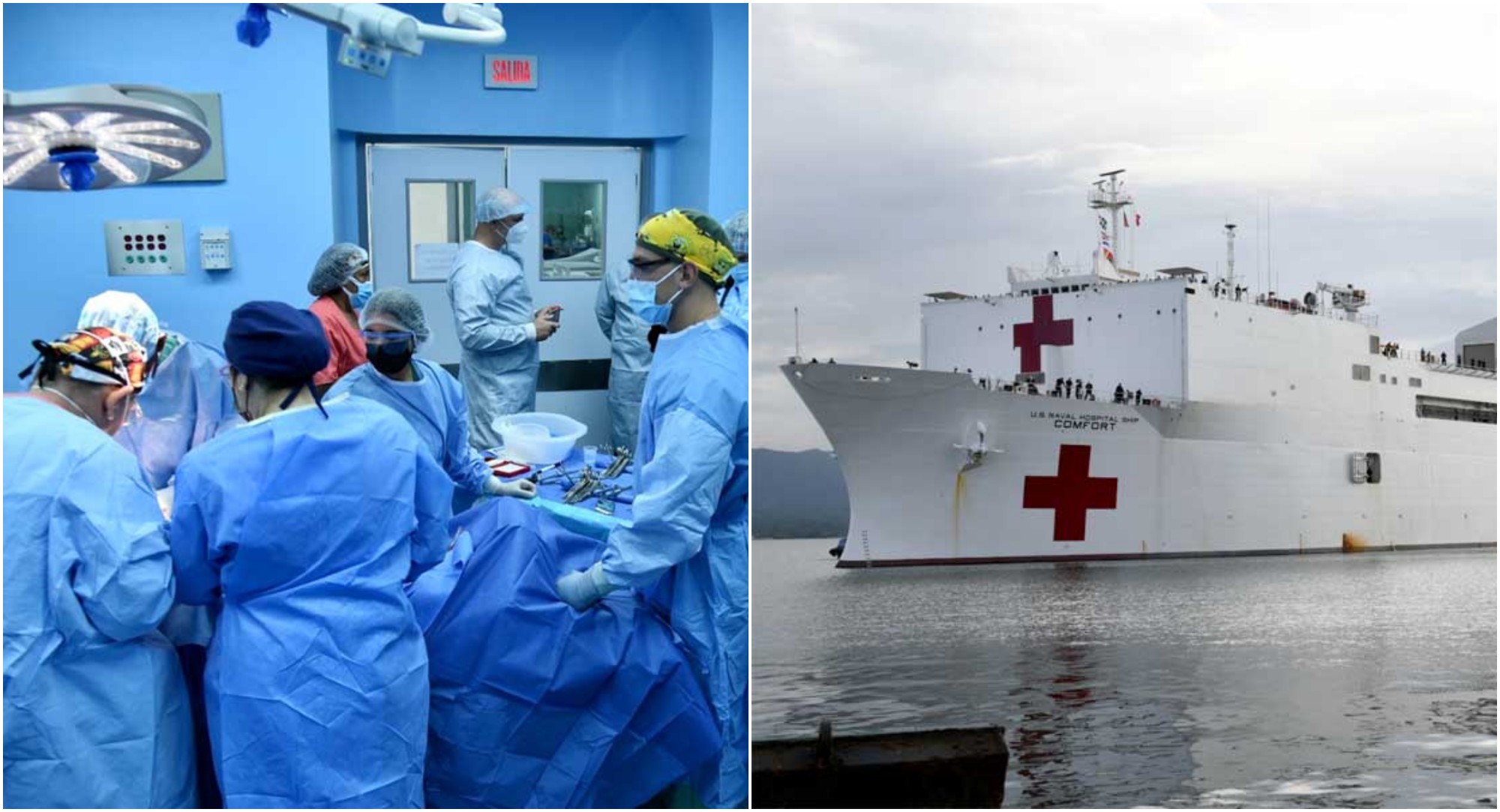 Llega a Honduras el Buque Hospital USNS Comfort de EE. UU.