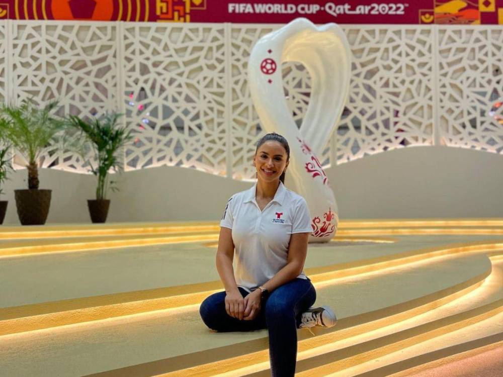 Ana Jurka llega a Qatar para cubrir el Mundial 2022