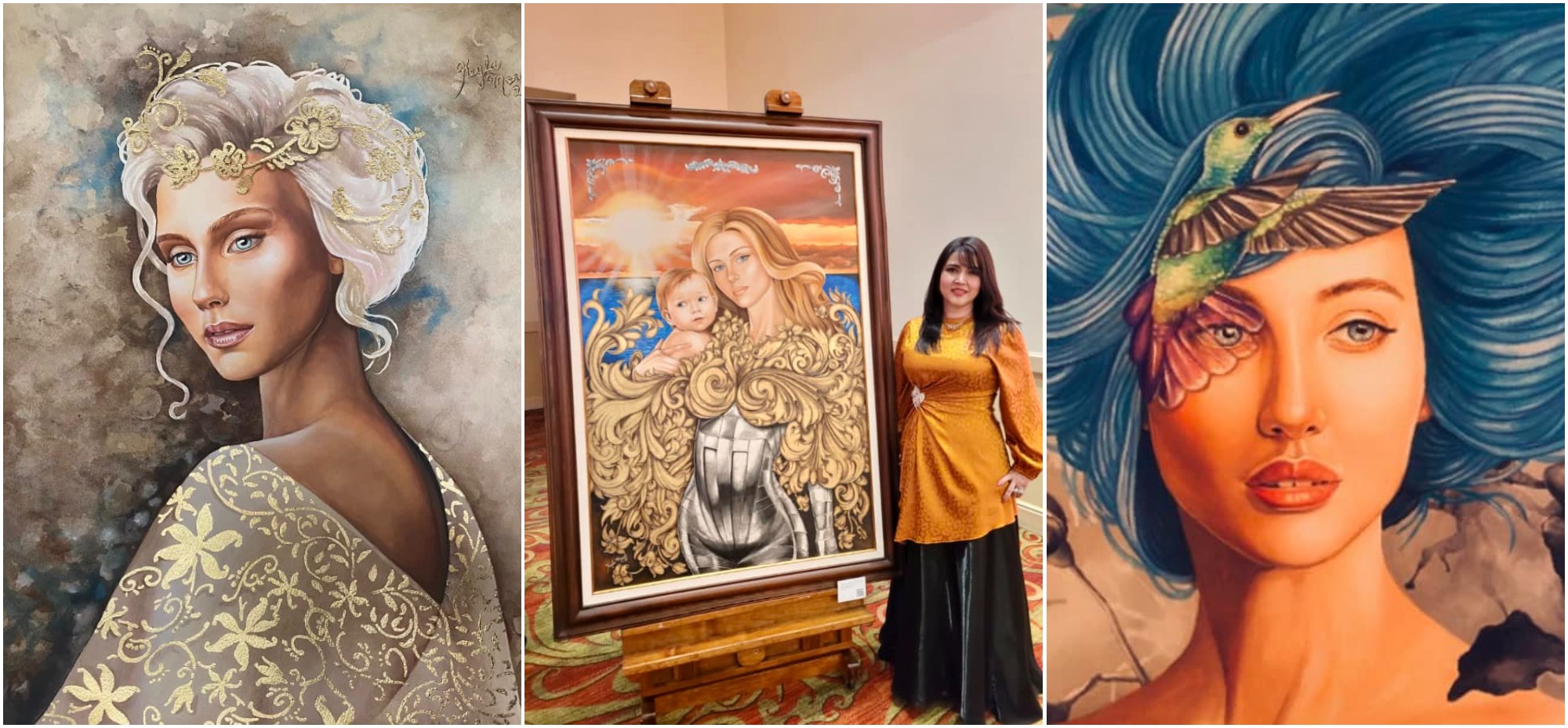 Hondureña Keyla Morel inaugura exposición «Resplandor de Mujer»