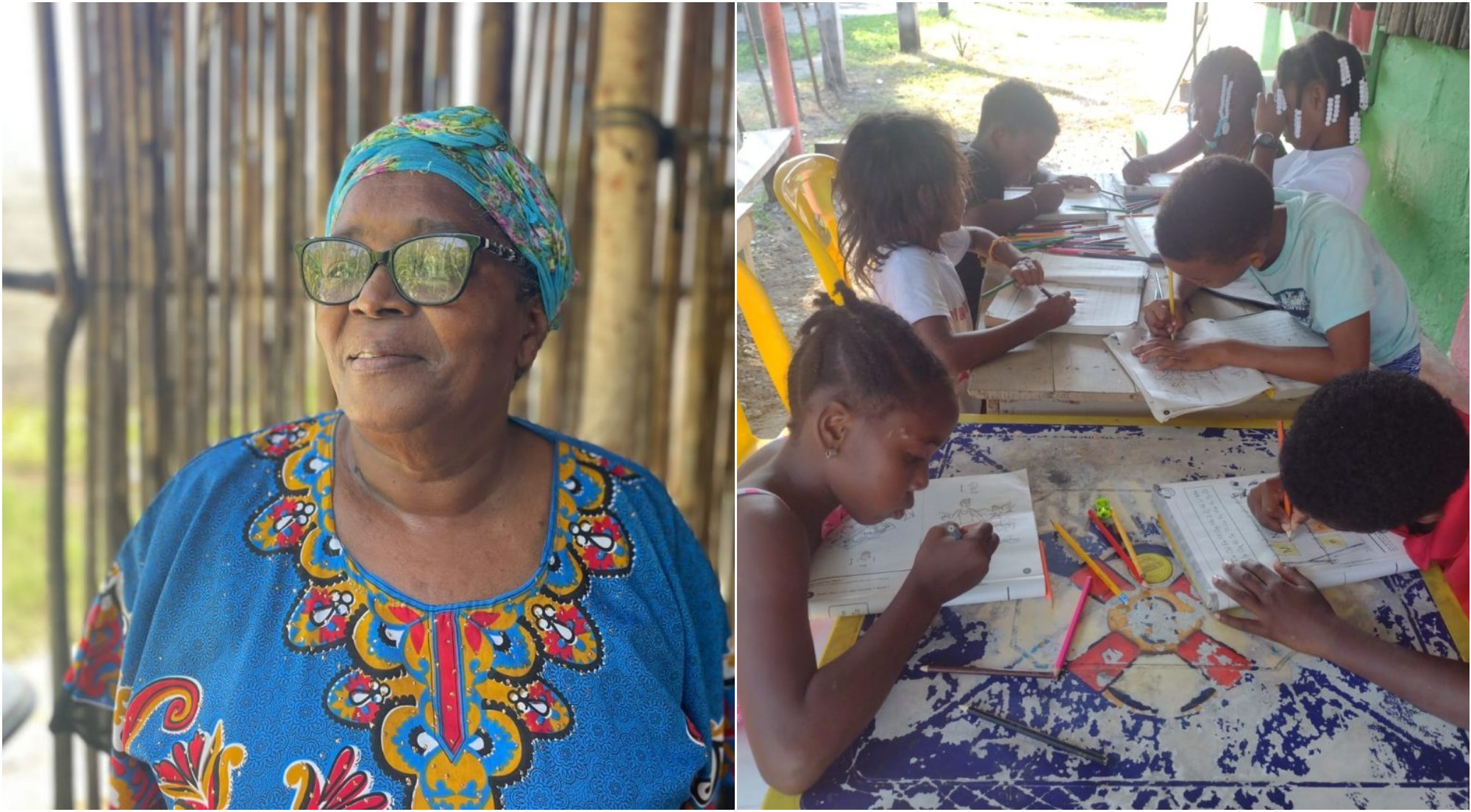 Hondureña brinda su casa para que niños puedan ir a pintar y jugar