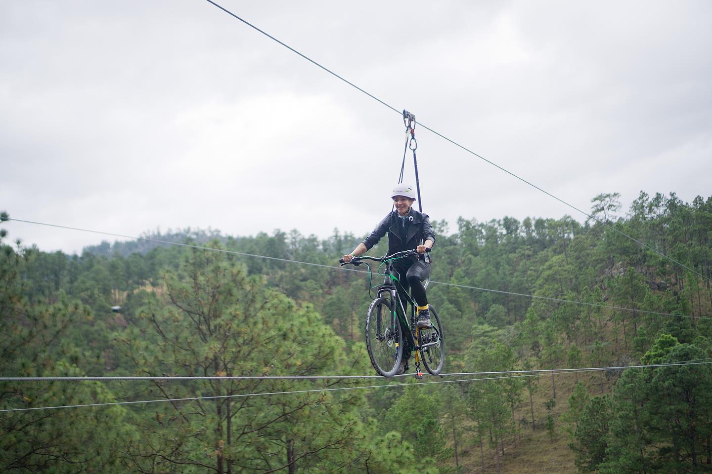 Bicicanopy una aventura extrema en Potrerillos