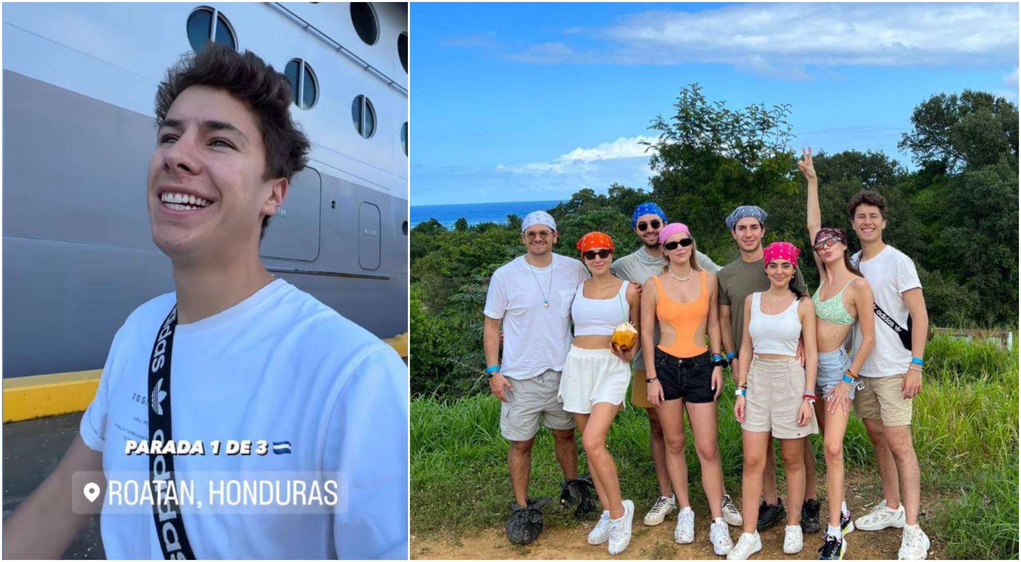 Actor Juanpa Zurita visitó Honduras con su familia para fin de año