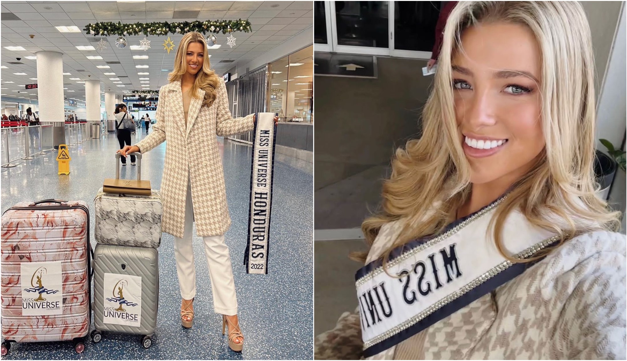 Rebeca Rodríguez salió rumbo a Nueva Orleans para Miss Universo 2022