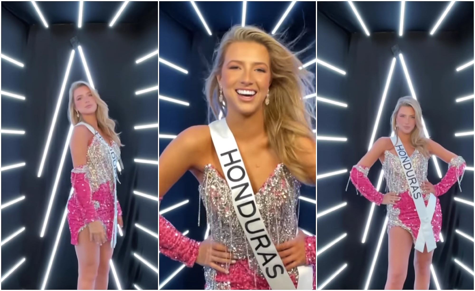 Rebeca Rodríguez muestra el traje que lucirá en Miss Universo