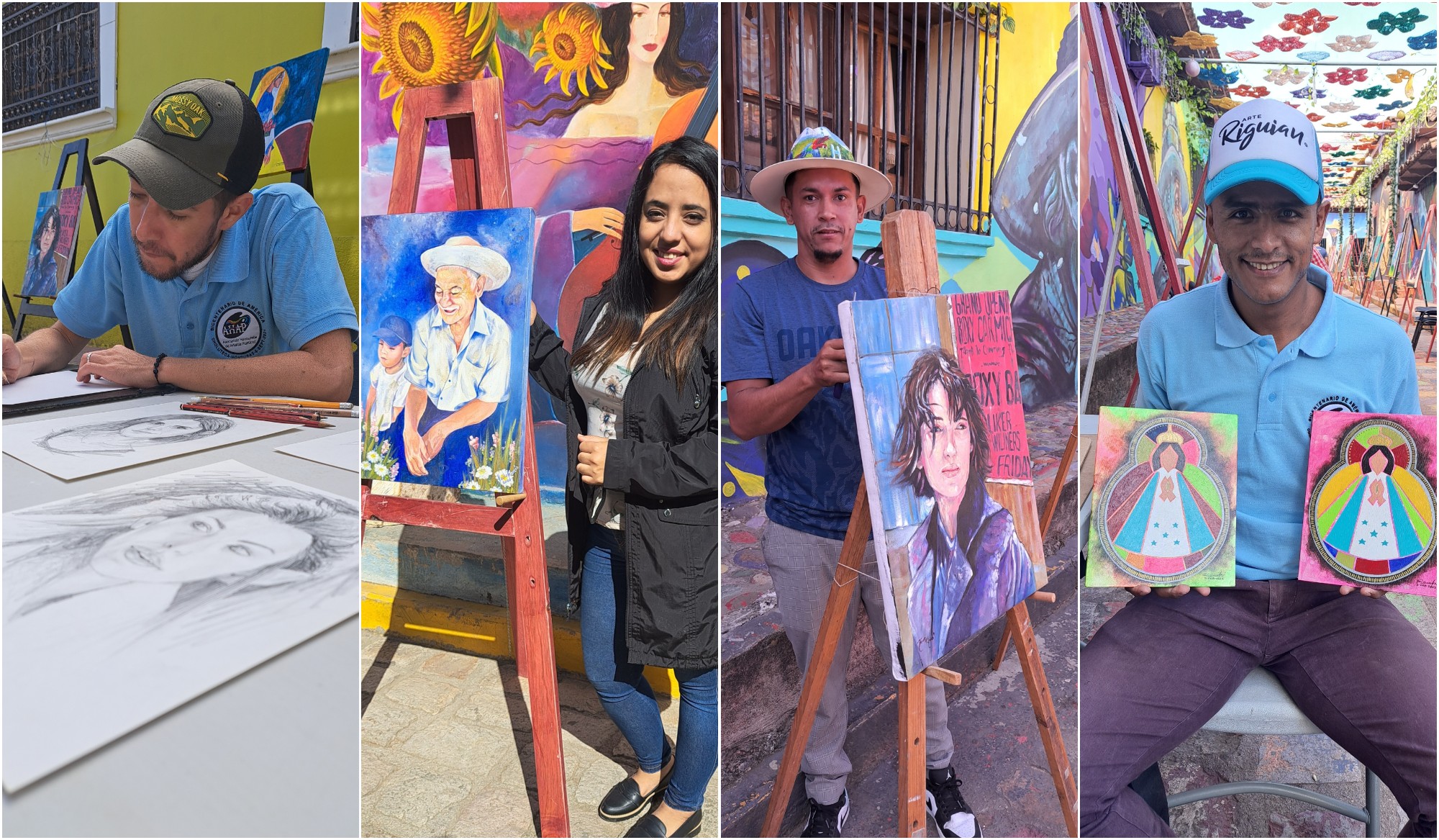 La Calle de los Artistas de AHAP ya inició en municipios de Honduras