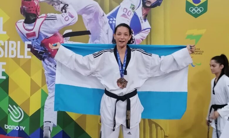 Atleta hondureña Riccy Talbott consigue bronce en Brasil