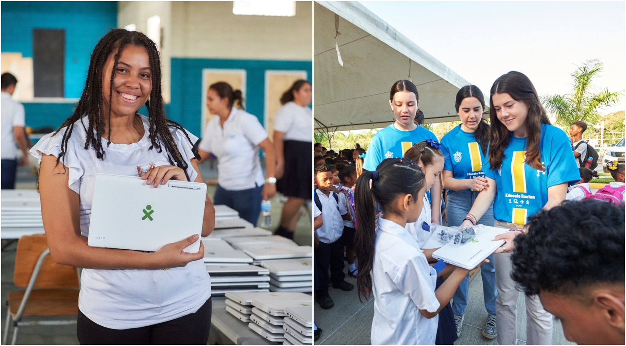 OLPC, Alcaldía Municipal de Roatán y Fundación Zamora Terán lanzan proyecto «Educa Roatán»