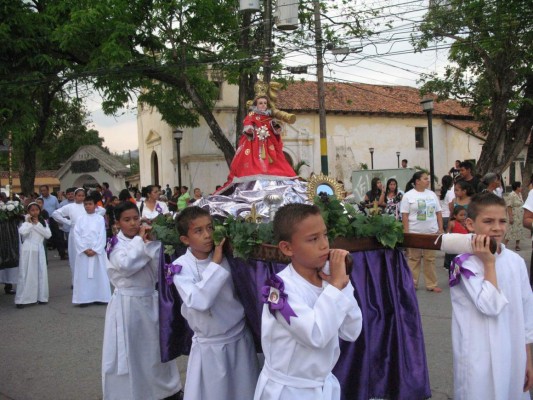 Este año vuelve la «Procesión de los Niños» en La Antañona, Comayagua